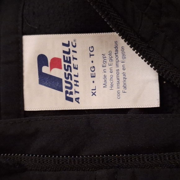 Russell Athletic Windbreaker 3/4 Zip Pullover Calgary Stampeders - Picture 4 of 6